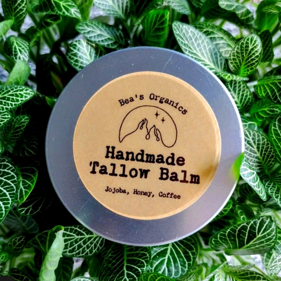 Hand Crafted Other - Tallow Honey Body Balm with jojoba oil, honey and coffee 8oz 100% Orga…